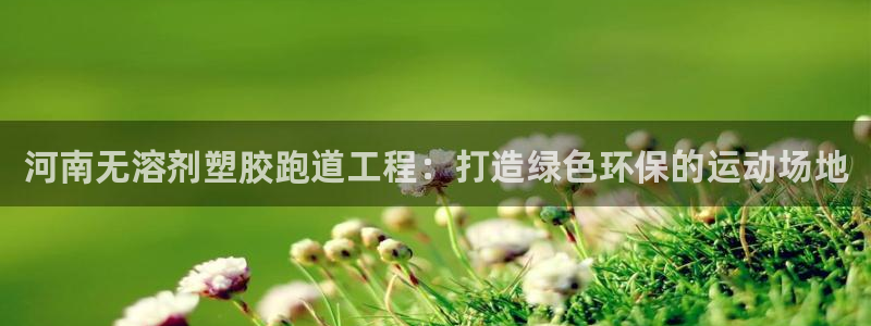 红足1世官网：河南无溶剂塑胶跑道工程：打造绿色环保的运动场地