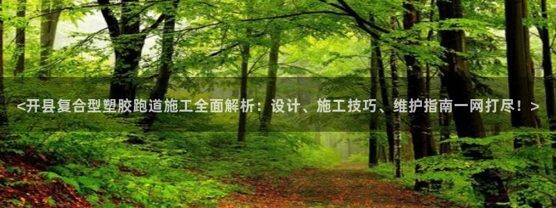 红足体育网：<开县复合型塑胶跑道施工全面解析：设计、施工技巧、维护指南一网打尽！>
