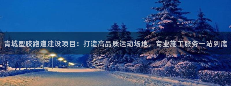 红足1世足球比分：青城塑胶跑道建设项目：打造高品质运动场地，专业施工服务一站到底
