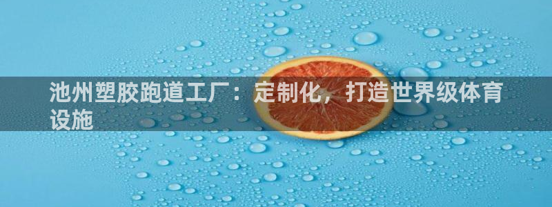 红足1世手机版下载：池州塑胶跑道工厂：定制化，打造世界级体育
设施