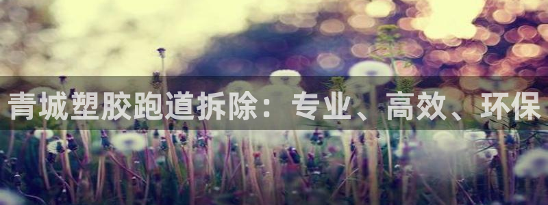 红足 世足球手机网：青城塑胶跑道拆除：专业、高效、环保