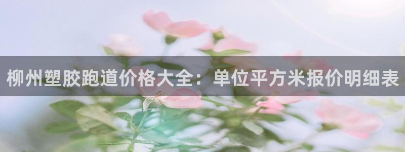 4633333开奖结果4176一点红：柳州塑胶跑道价格大全：单位平方米报价明细表