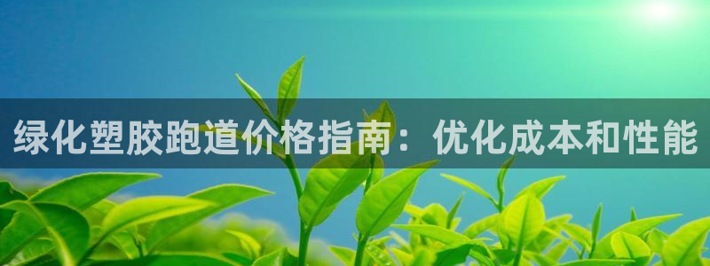 红足1世足球比分网址：绿化塑胶跑道价格指南：优化成本和性能