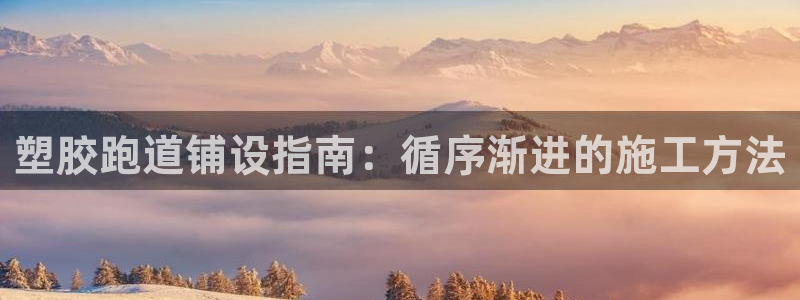 百度红足一1是为什么：塑胶跑道铺设指南：循序渐进的施工方法