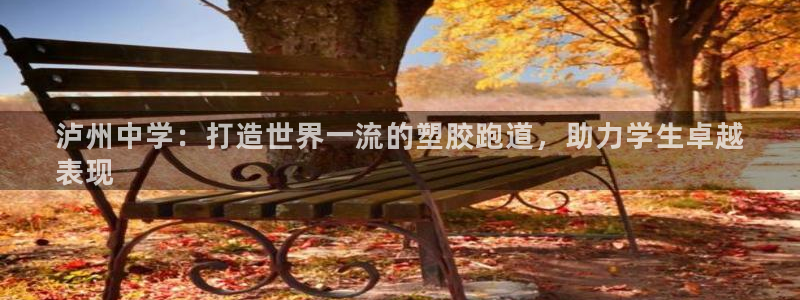 红足1世足球网址：泸州中学：打造世界一流的塑胶跑道，助力学生卓越
表现