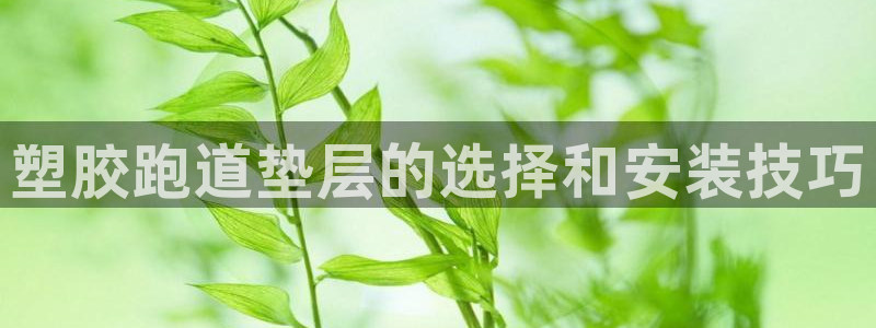 红足一球：塑胶跑道垫层的选择和安装技巧