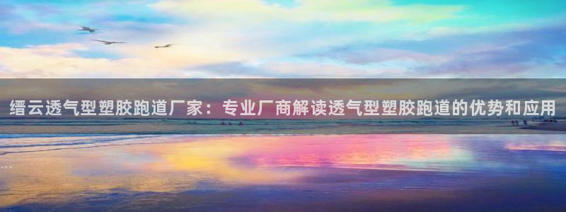红足一1世66814：缙云透气型塑胶跑道厂家：专业厂商解读透气型塑胶跑道的优势和应用