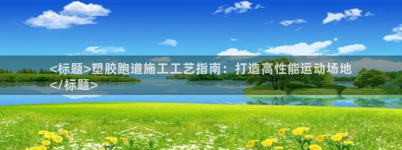 百度红足一1使用说明：<标题>塑胶跑道施工工艺指南：打造高性能运动场地
</标题>